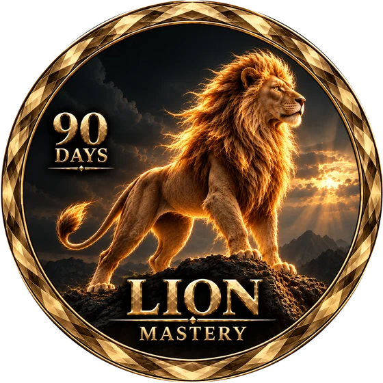 Lion badge, Day 90